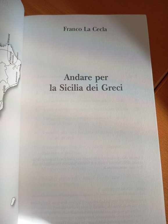 Andare per la Sicilia dei Greci, Franco La Cecla, 2015