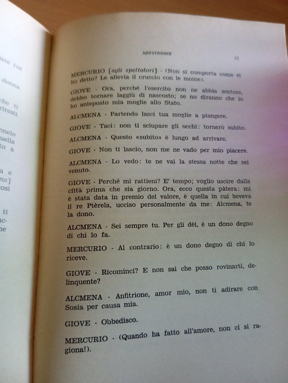 Anfitrione, Plauto, Armando Argalia