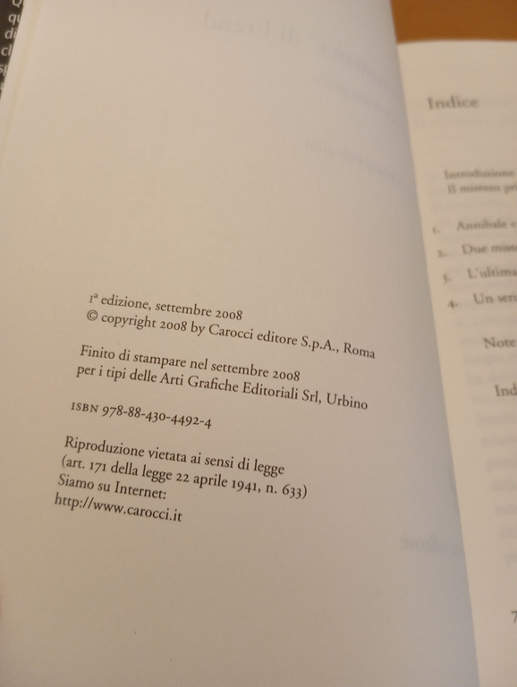 Annibale e la fobia romana di Freud, Luca Canali, Carocci, … | Immagine Gallery 14