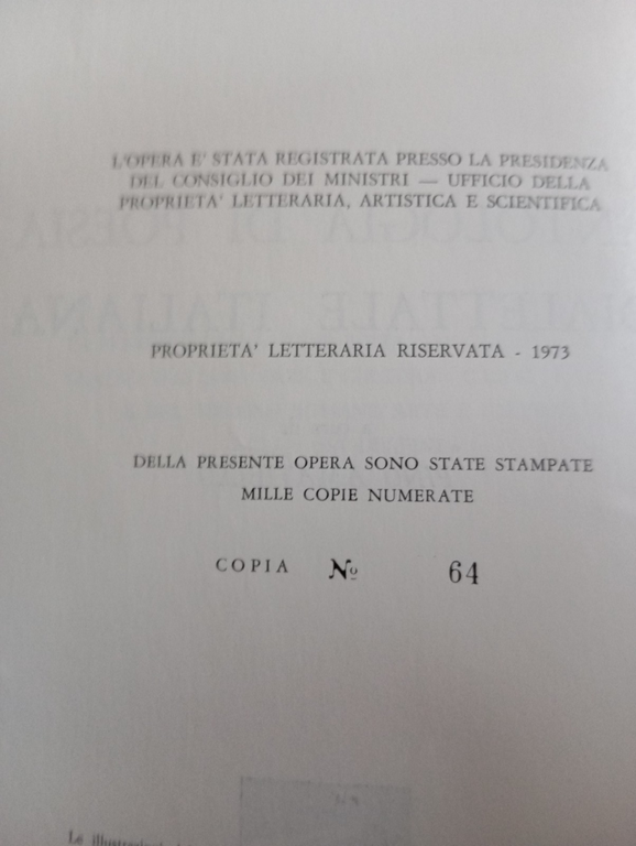 Antologia di poesia dialettale italiana, Pino Amatiello, Zephyr, 1973 | Immagine Gallery 6