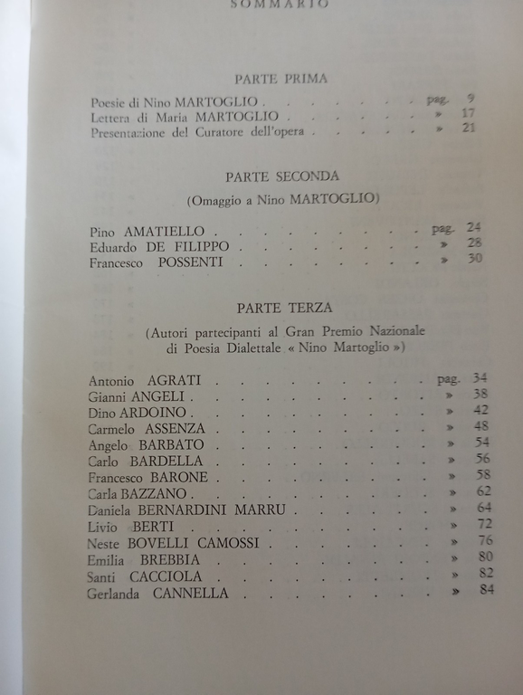 Antologia di poesia dialettale italiana, Pino Amatiello, Zephyr, 1973 | Immagine Gallery 7