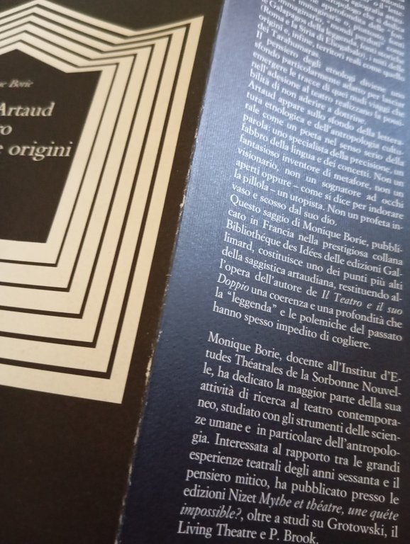 Antonin Artaud, il teatro e il ritorno alle origini, Monique …