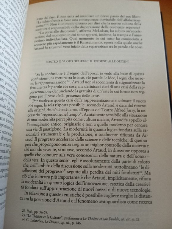 Antonin Artaud, il teatro e il ritorno alle origini, Monique …