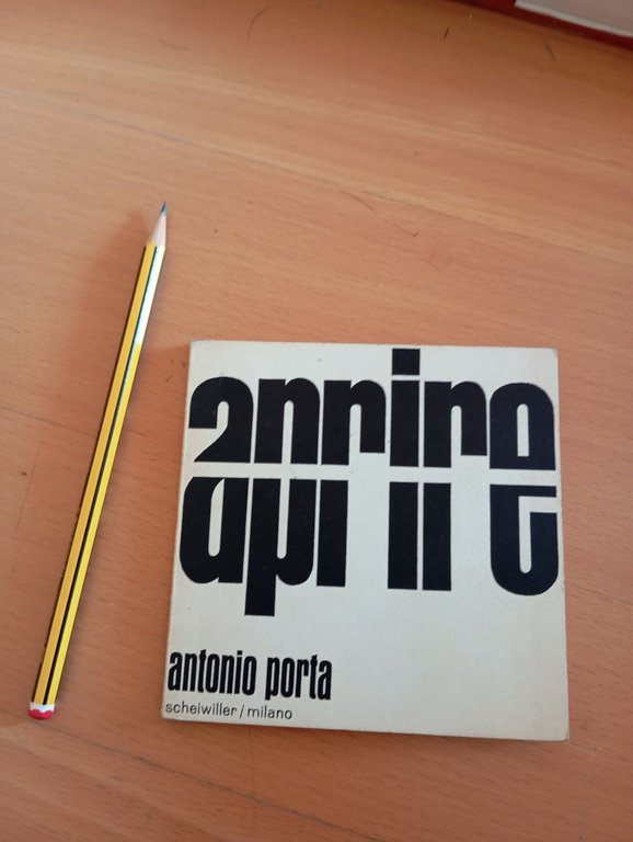 Antonio Porta, Aprire, Scheiwiller 1964, prima edizione, 500 copie numerate | Immagine Gallery 11