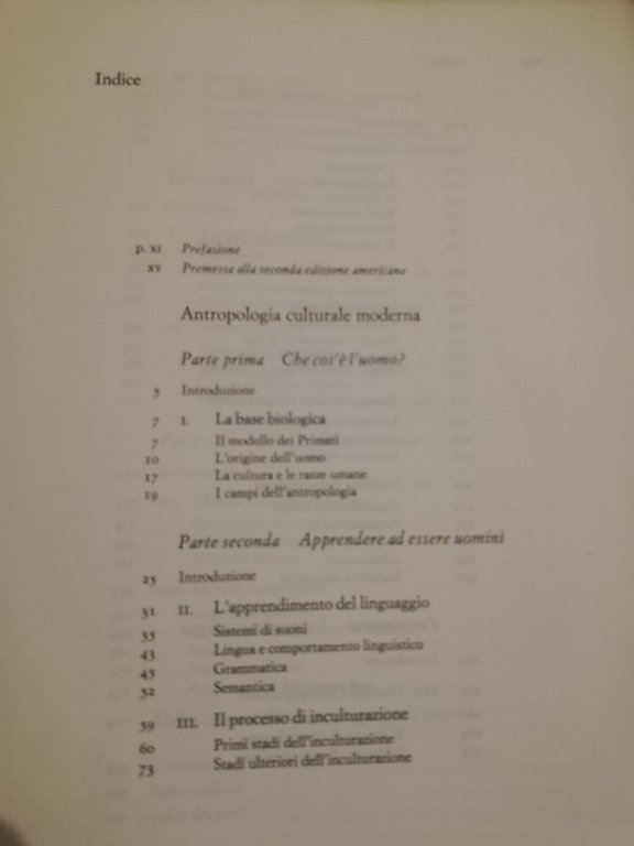 Antropologia culturale moderna, Philip K. Bock, 1978, Einaudi