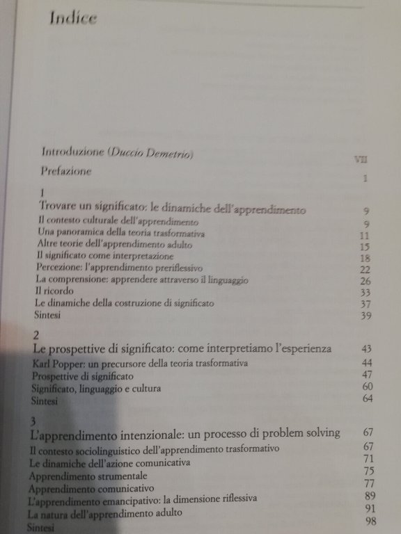 Apprendimento e trasformazione, Jack Mezirow, Raffaello Cortina Editore, 2003