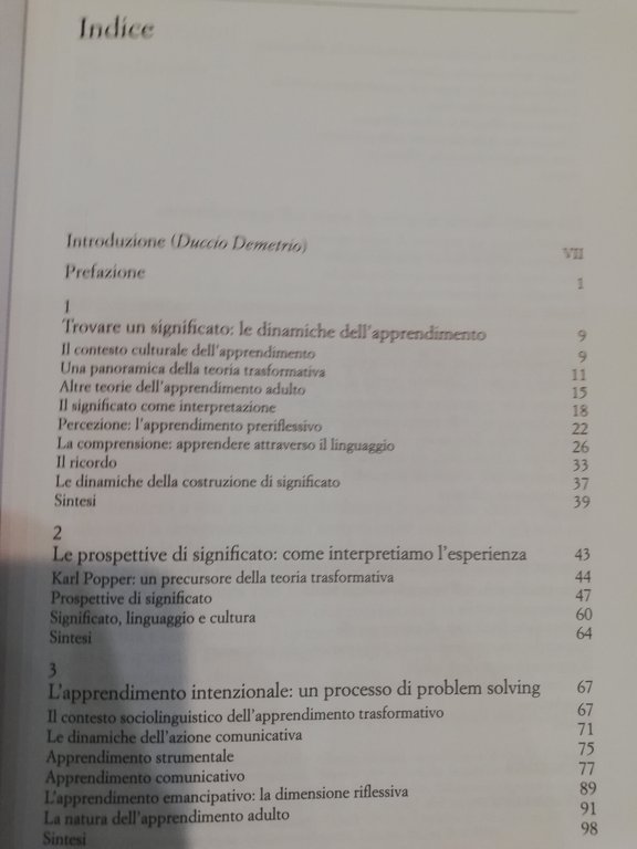 Apprendimento e trasformazione, Jack Mezirow, Raffaello Cortina Editore, 2003