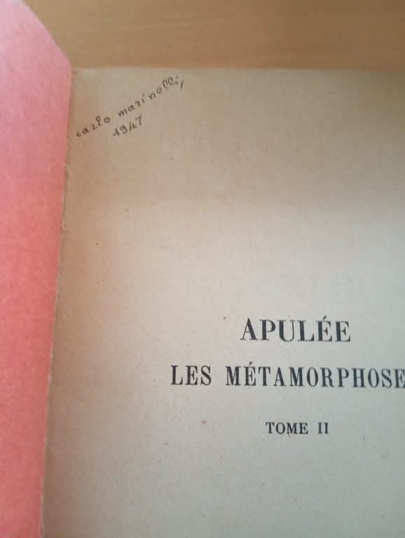 Apulée, Les Mètamorphoses II Livres iv-vi, D. S. Robertson, Belles … | Immagine Gallery 6