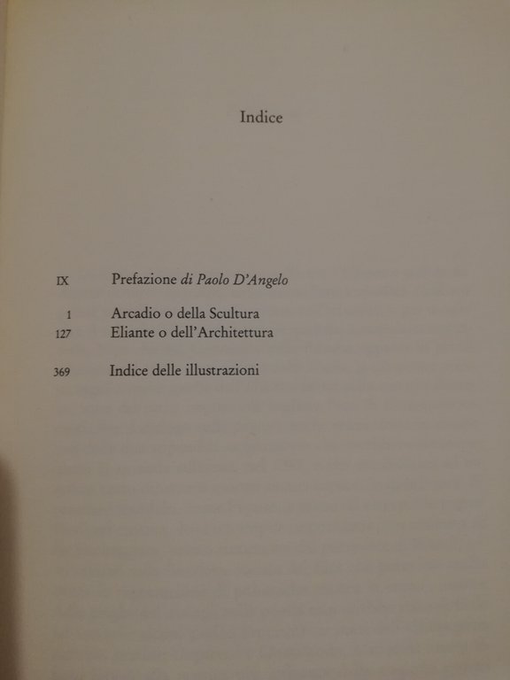 Arcadio o della scultura. Eliante o dell'architettura, Cesare Brandi, 1992 | Immagine Gallery 15
