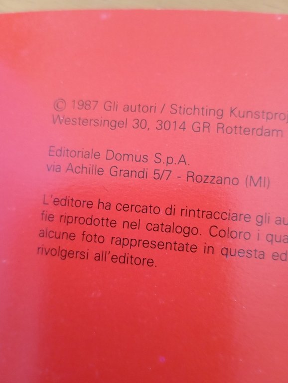 Architettura da ritagliare Napoli, Villa pignatelli, 1988
