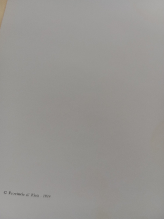 Arduino Agelucci, Catalogo Monografico Rovincia di rieti, 1979