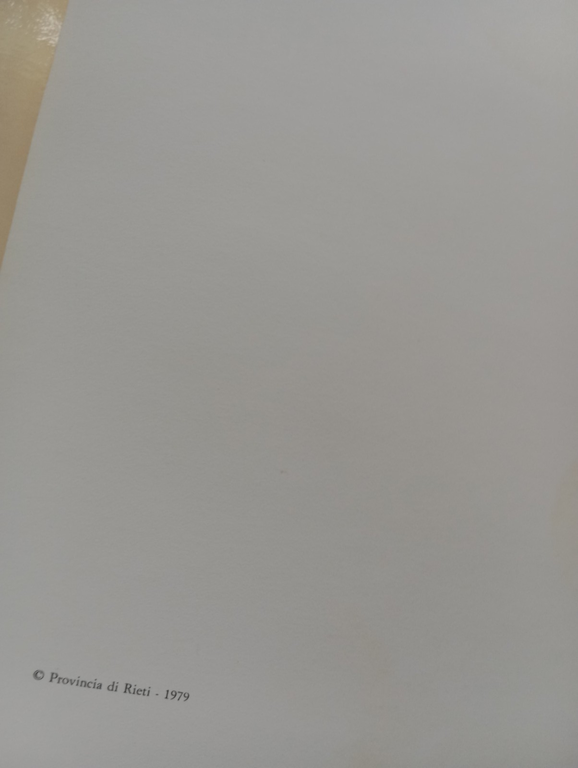 Arduino Agelucci, Catalogo Monografico Rovincia di rieti, 1979