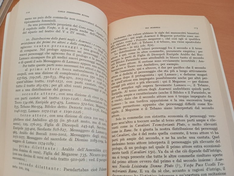 Aristofane autore di teatro, Carlo Ferdinando Russo, Sansoni, 1992