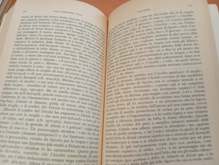 Aristofane autore di teatro, Carlo Ferdinando Russo, Sansoni, 1992