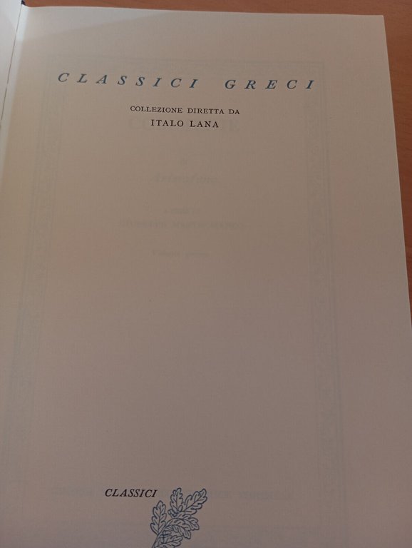 Aristofane, le commedie volume primo, UTET, 1983