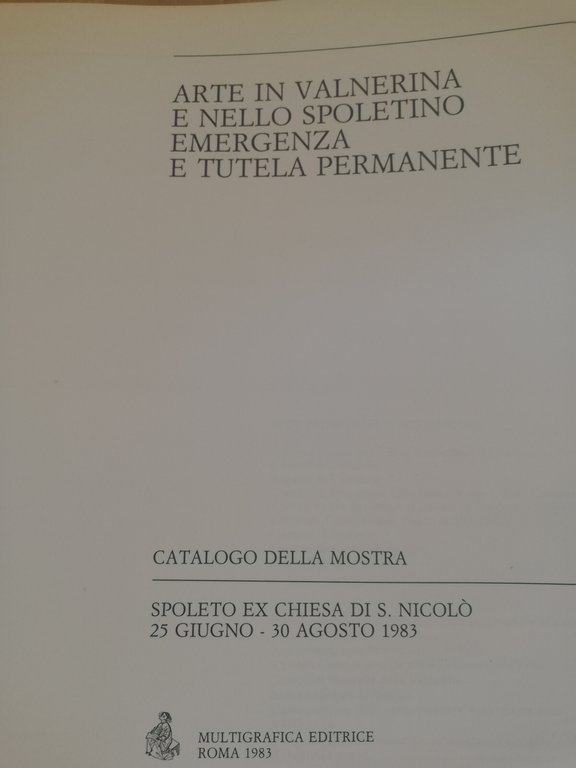 Arte in Valnerina e nello spoletino, multigrafica, 1983 | Immagine Gallery 9