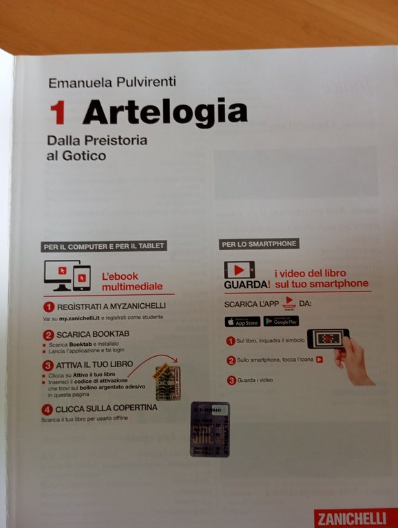 Artelogia. Dalla preistoria al Gotico, Emanuela Pulvirenti, Zanichelli, 2021