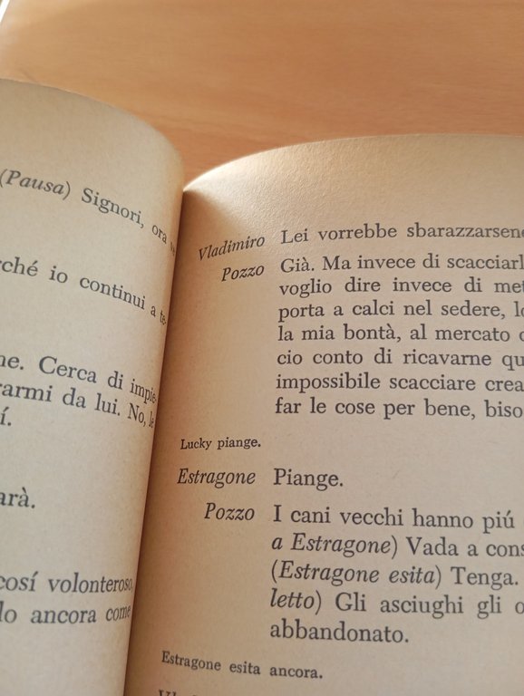 Aspettando Godot, Samuel Beckett, Einaudi, Paoo Grassi, Gerardi Guerrieri, 1961