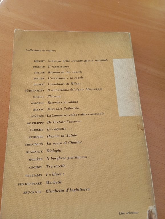 Aspettando Godot, Samuel Beckett, Einaudi, Paoo Grassi, Gerardi Guerrieri, 1961