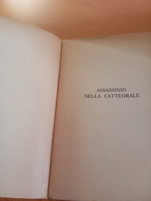 Assassinio nella cattedrale, T. S. Eliot, Edizioni Universitarie Roma, 1940