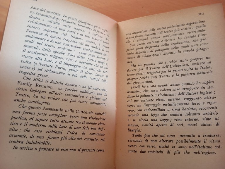 Assassinio nella cattedrale, T. S. Eliot, Edizioni Universitarie Roma, 1940