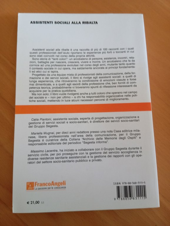 Assistenti sociali alla ribalta, Piantoni Mugliani Lacentra, Franco Angeli, 2010
