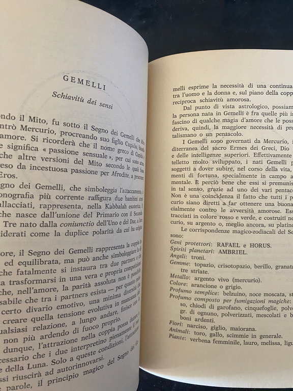 Astrologia e talismani d'amore, Enzo Acampora, 1982