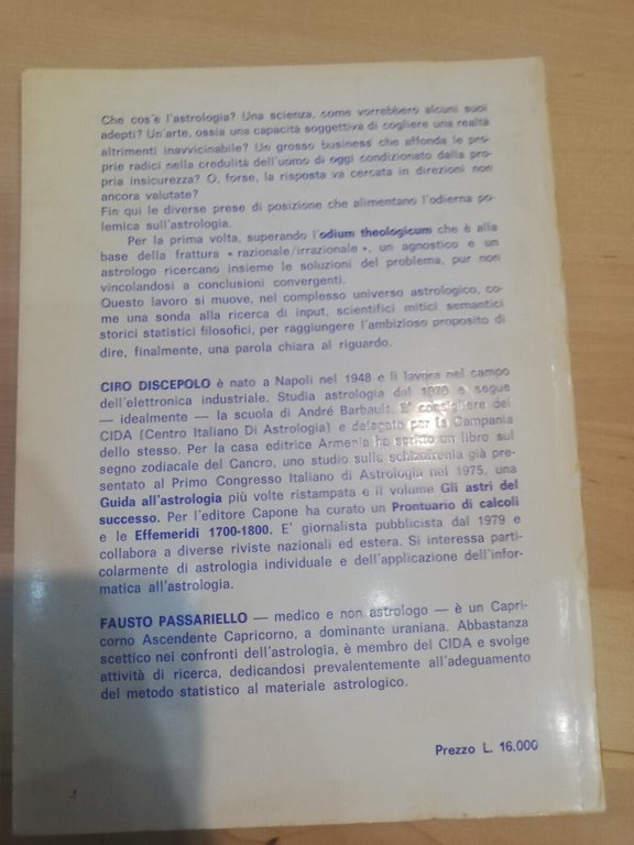 Astrologia sì, astrologia no, Discepolo - Passariello, Edizioni C. Capone, …