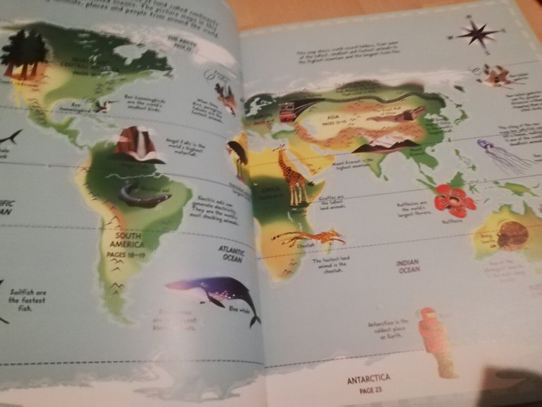 Atlas of the World Picture book, Sam Lake, 2015, Usborne