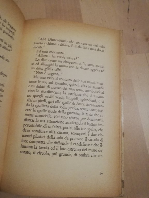 Aura, Carlos Fuentes, 1964, Feltrinelli, edizione storica