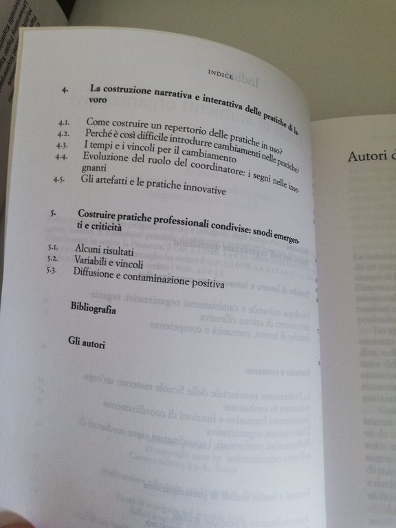 Autori di ambienti organizzativi, Scaratti Stoppini Zucchermaglio, 2009, Nuovo