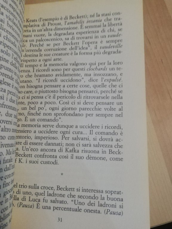 B&B. Beckett & Bacon, Nadia Fusini, Garzanti, 1994, prima edizione