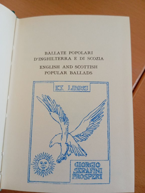 Ballate popolari d'Inghilterra e di Scozia, Sergio Baldi, Sansoni, 1946