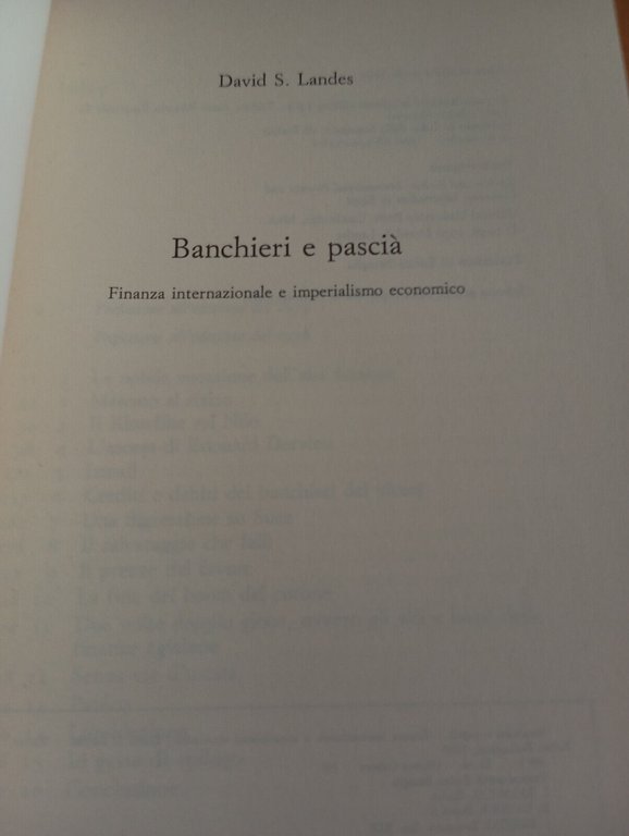 Banchieri e pascià, David S. Landes, Bollati Boringhieri, 1990