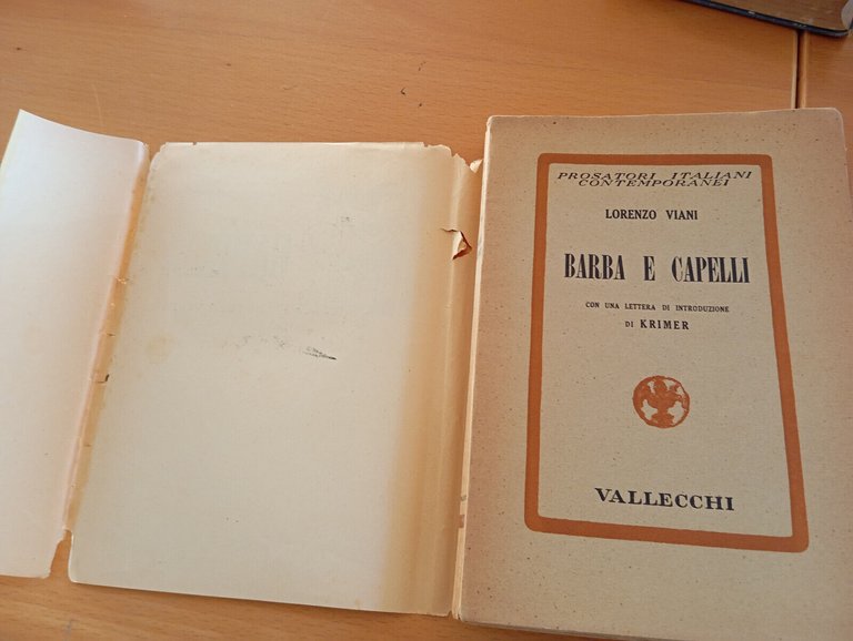 Barba e capelli, Lorenzo Viani, Vallecchi, 1939