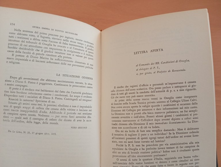 Benito Mussolini Opera Omnia, La Fenice, 44 volumi, (36 più …