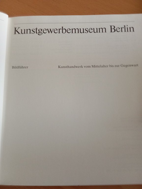Berlin Kunstgeverbemuseum, 1985