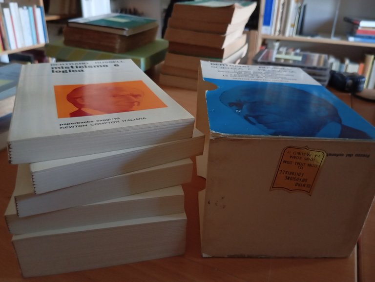 Bertrand Russell, 5 volumi in cofanetto, analisi mente, misticismo edizione …