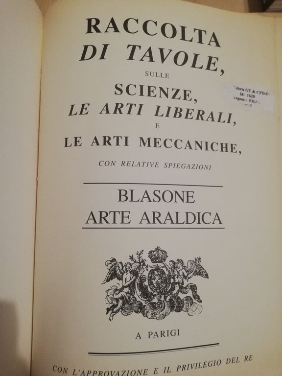 Blasoni e araldica, Diderot D'alembert, L'encyclopedie, 2000