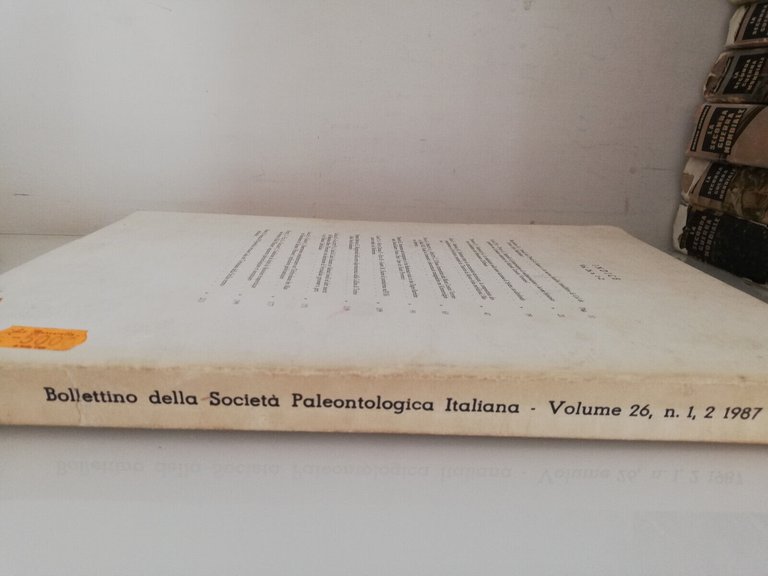 Bollettino della Società Paleontologica Italiana, vol. 26, 1987, Mucchi