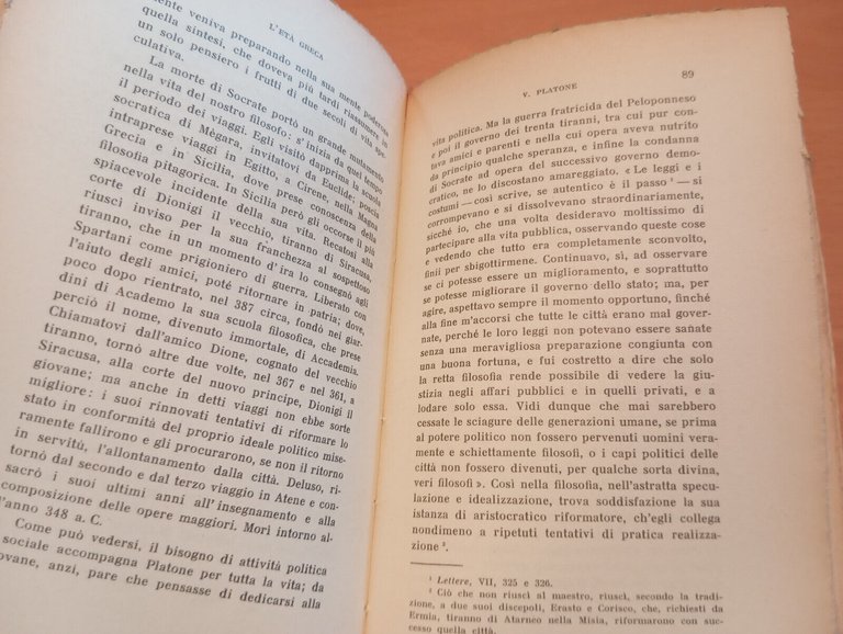 Breve storia della filosofia, volume 1, De Ruggiero - Canfora, …