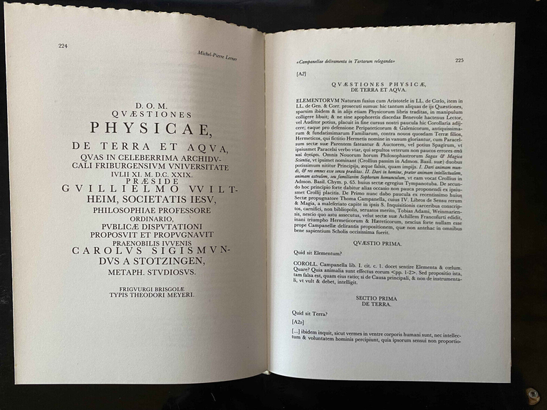 Bruniana e campanelliana. Ricerche filosofiche materiali testuali 1996 nr. 1 …