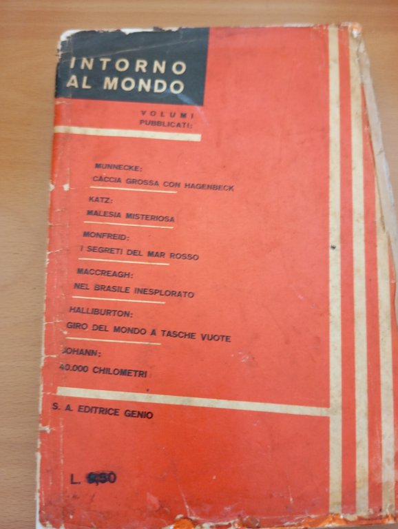 Caccia grossa con Hagenbeck, Wilhelm Munnecke, Editrice Genio, 1933