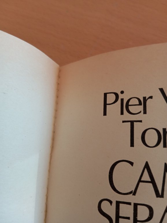 Camere separate, Pier Vittorio Tondelli, Bompiani, 1993