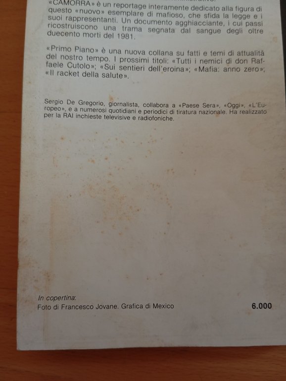 Camorra, Sergio De Gregorio, Società Editrice Napoletana, 1981 | Immagine Gallery 5
