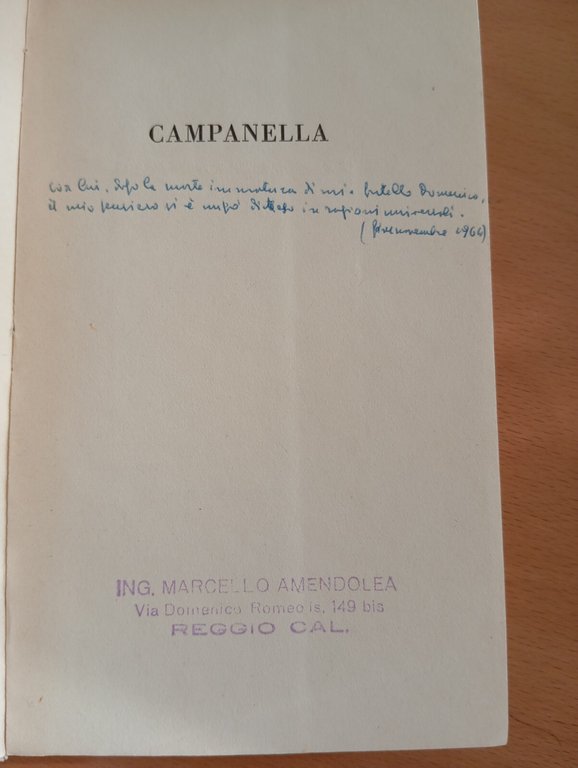 Campanella, Aldo Testa, Garzanti, 1941 | Immagine Gallery 7