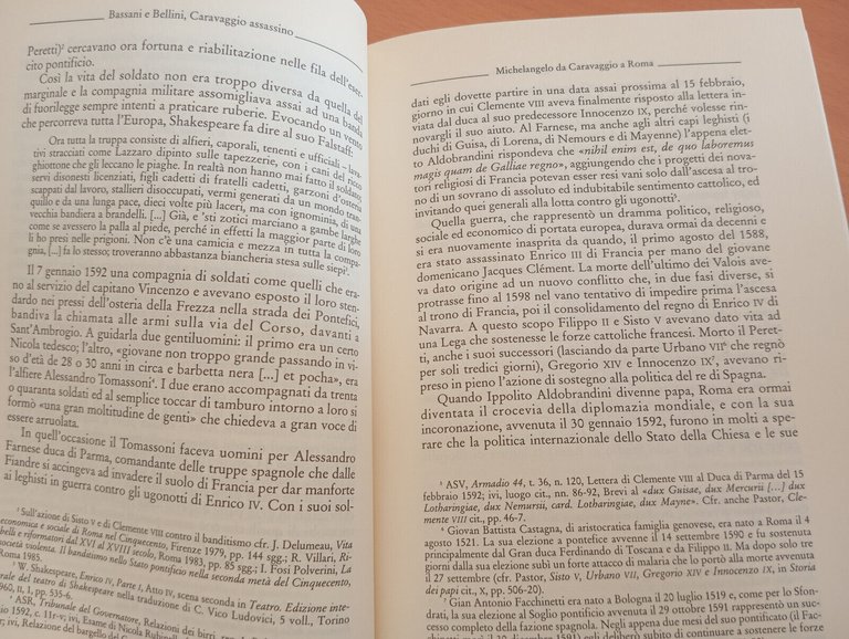 Caravaggio assassino, R. Bassani - F. Bellini, Donzelli editore, 1994