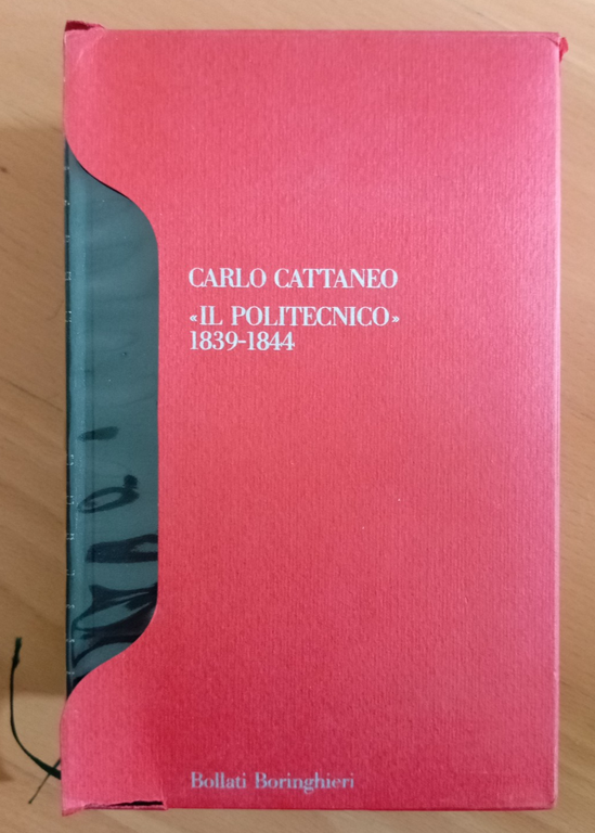 Carlo Cattaneo, Il Politecnico 1839-1844, due volumi, Bollati Boringhieri, 1989 | Immagine Gallery 2