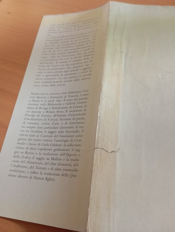 Carlo Goldoni e la sua potetica sociale, Manlio Dazzi, Einaudi, … | Immagine Gallery 5