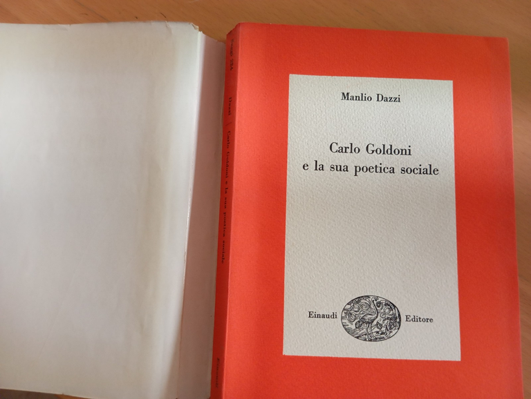 Carlo Goldoni e la sua potetica sociale, Manlio Dazzi, Einaudi, … | Immagine Gallery 6